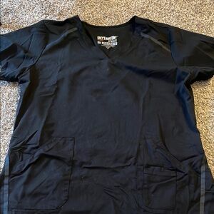 Grey's Anatomy by Barco Black Scrub Top